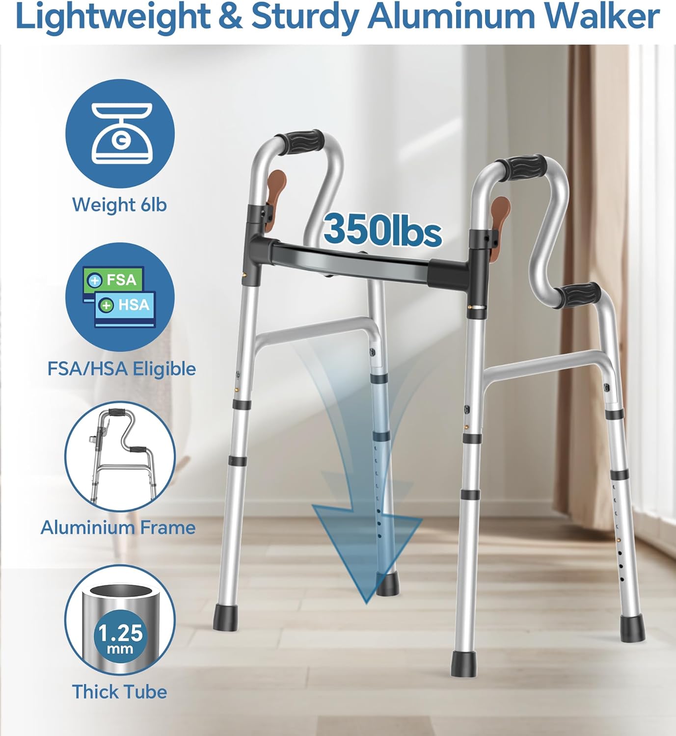 W2 Folding Walkers for Seniors