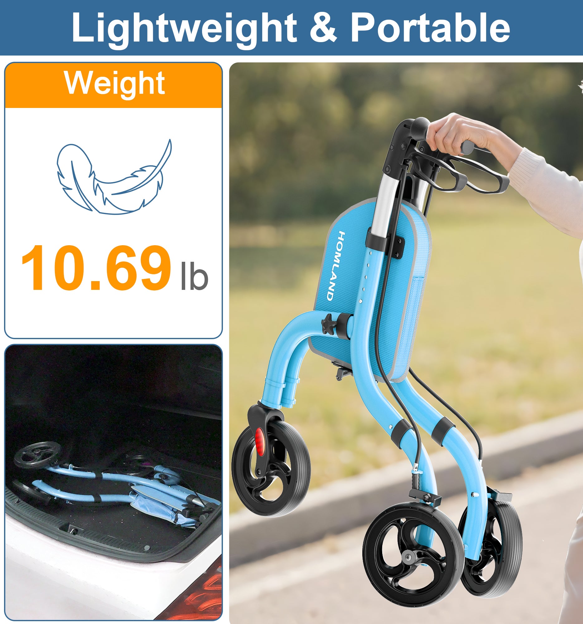 R4 3 Wheel Walkers for Seniors