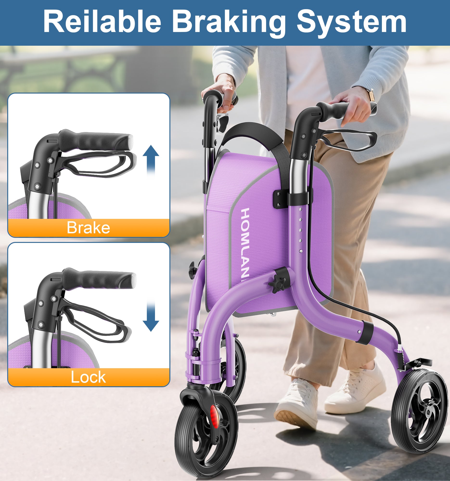 R4 3 Wheel Walkers for Seniors