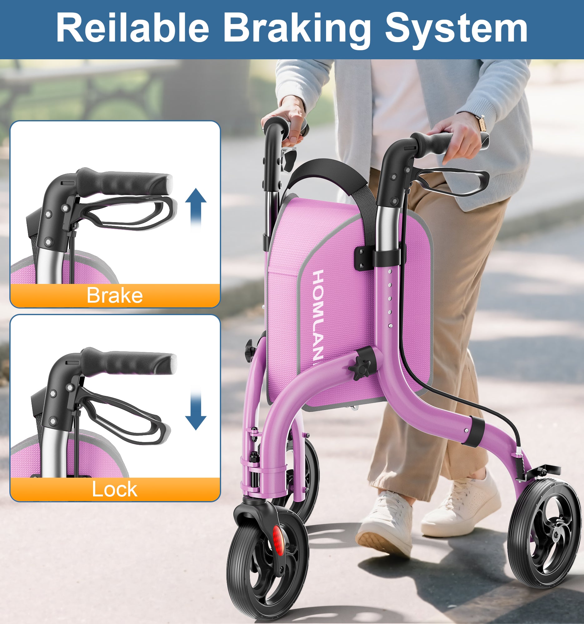 R4 3 Wheel Walkers for Seniors