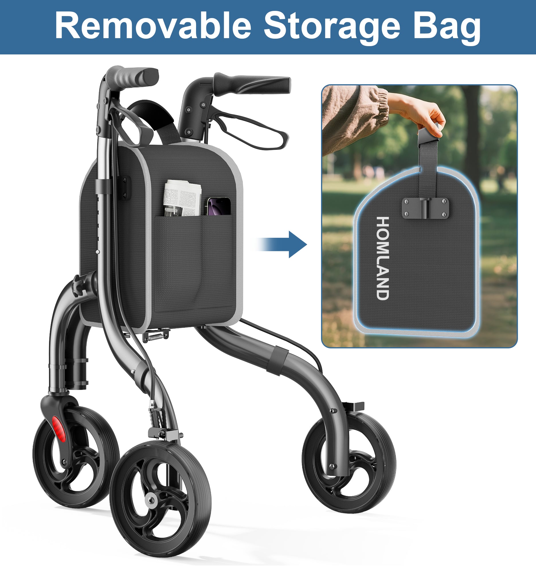 R4 3 Wheel Walkers for Seniors