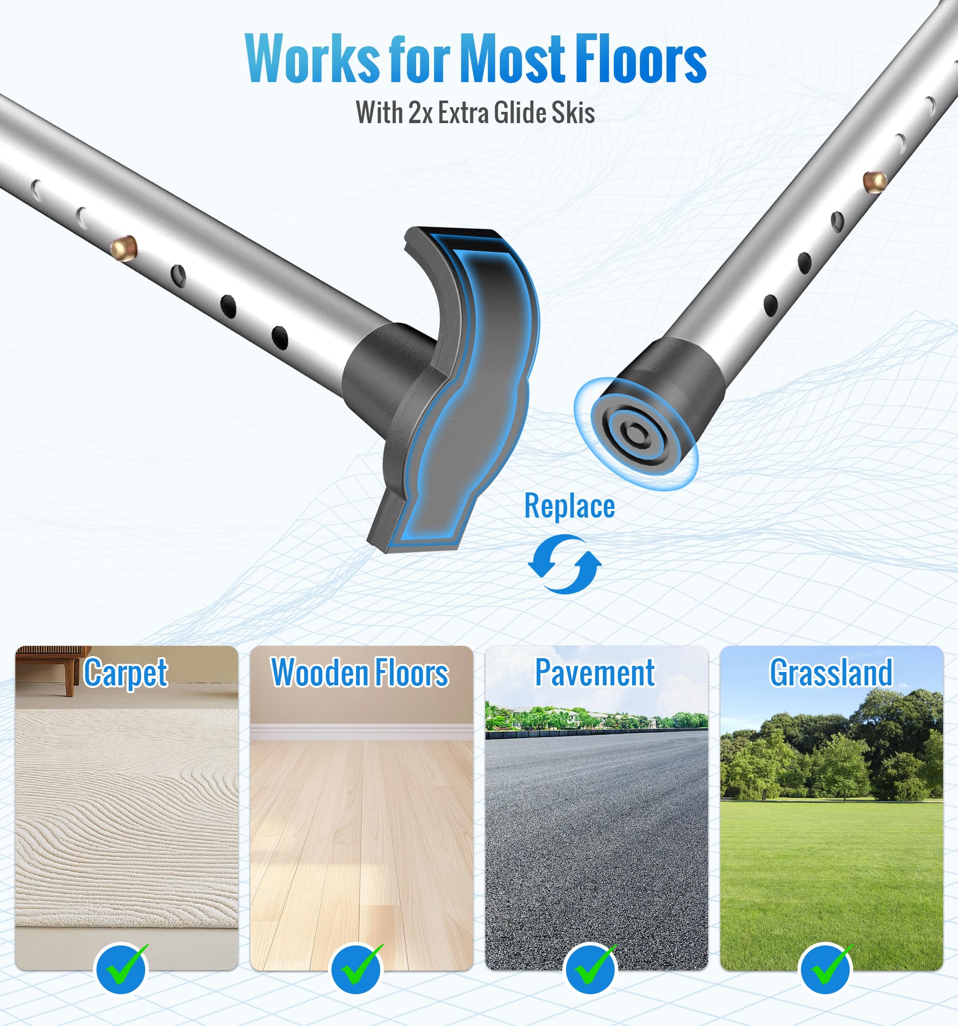 W1 Folding Walkers for Seniors with Wheels