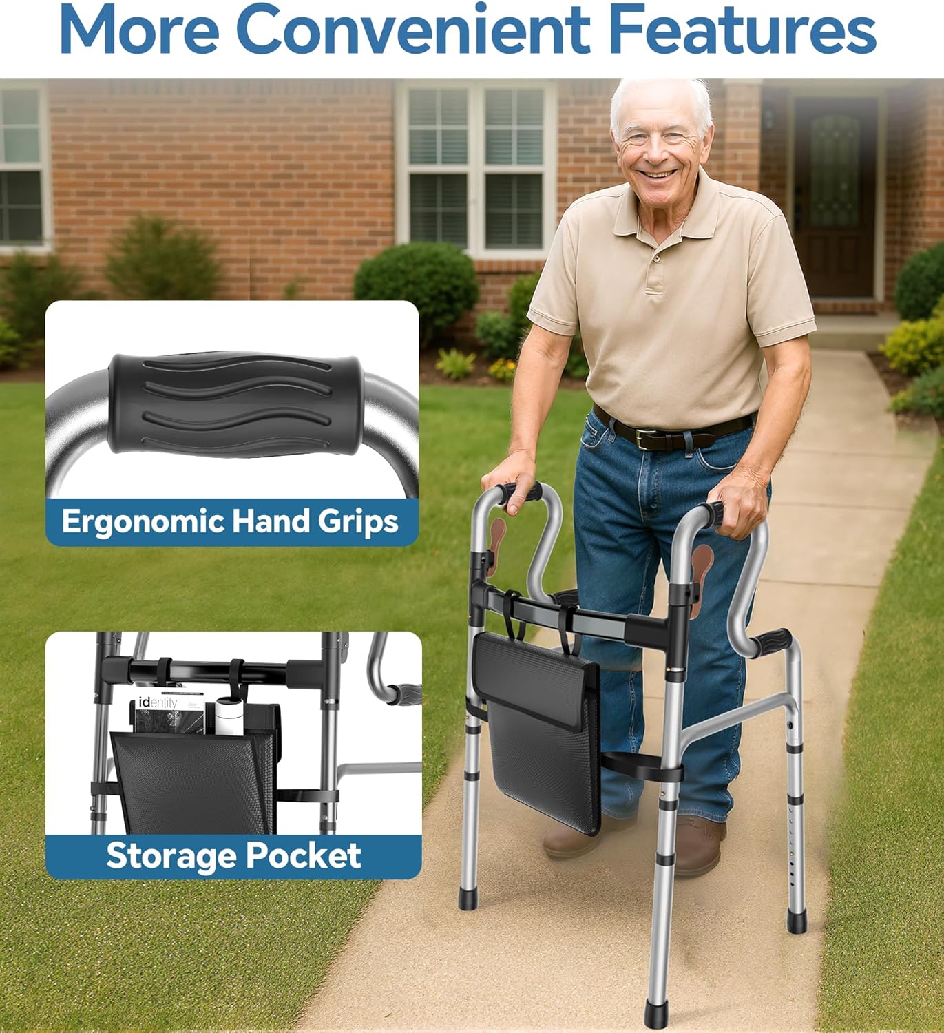 W2 Folding Walkers for Seniors