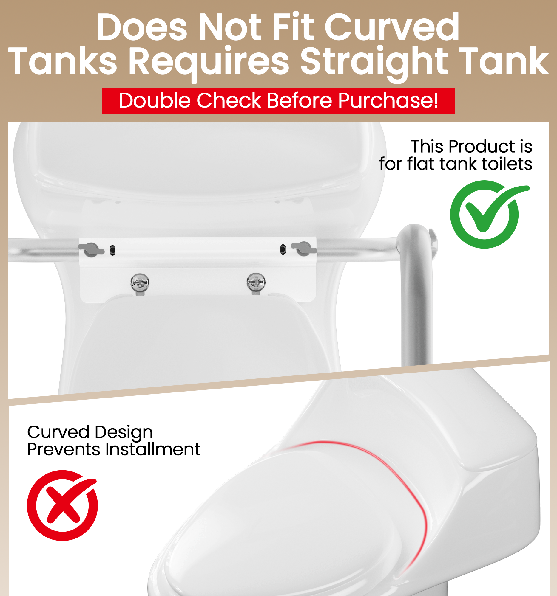 T6 Toilet Safety Rail for Seniors