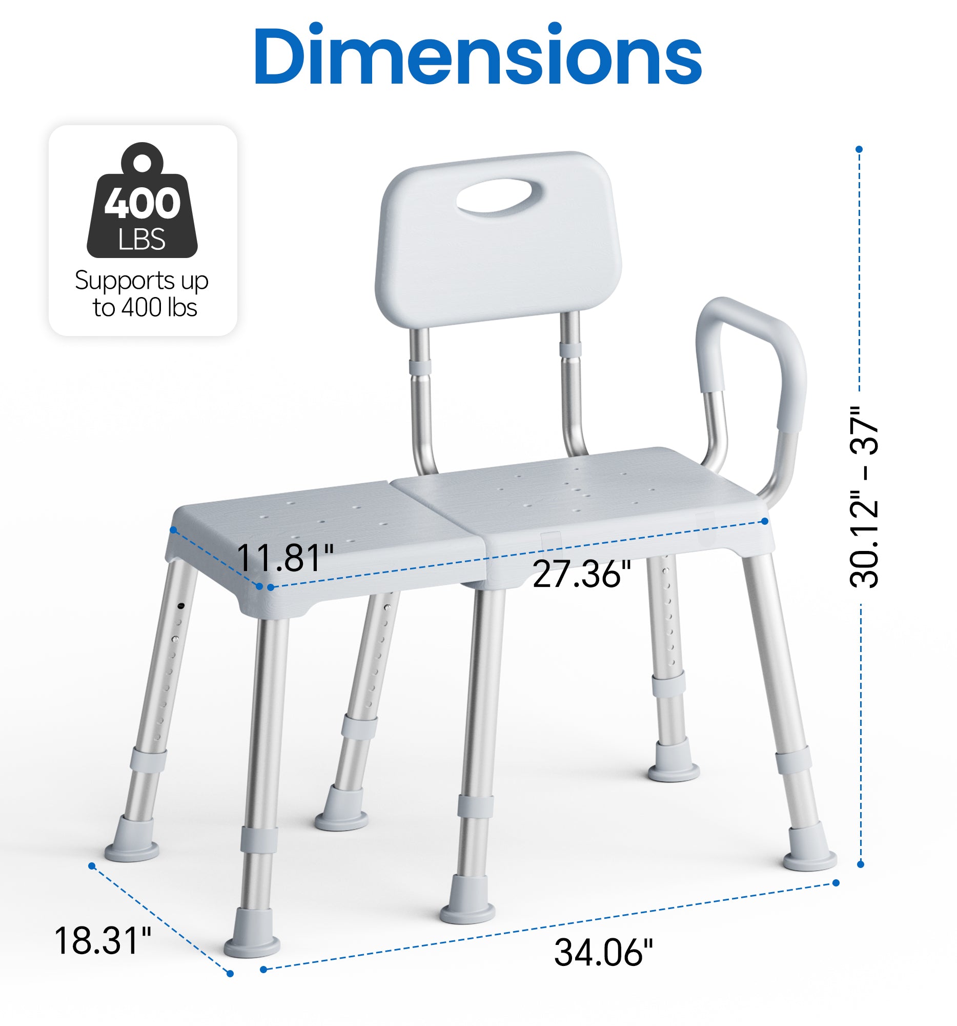 BC5 Tub Transfer Bench for Bathtub