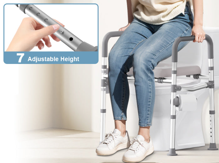 C4 seven-level adjustable height legs for customized toilet seat height