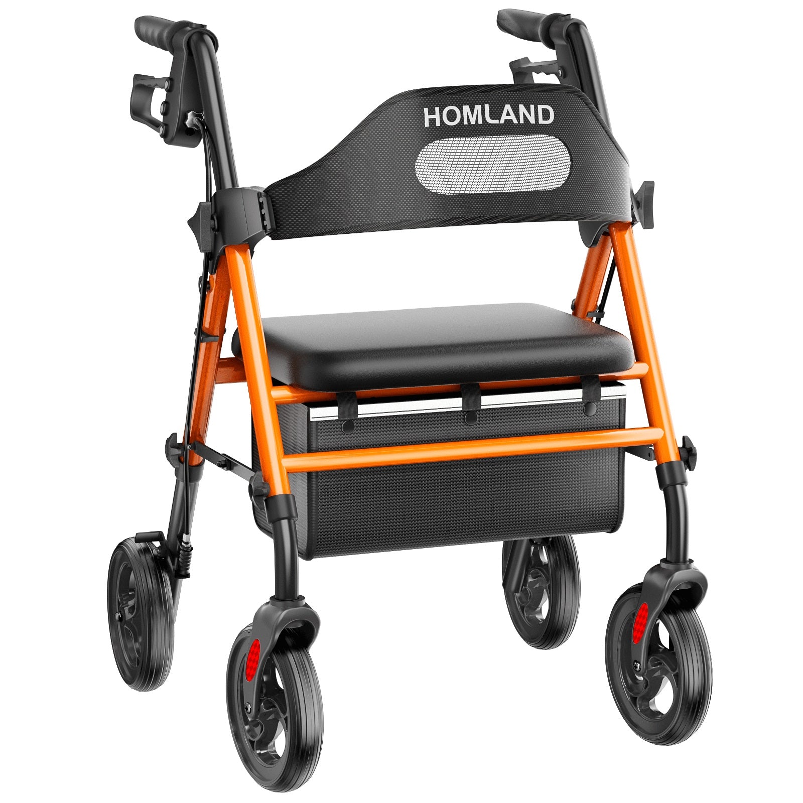 R2 Foldable Rollator Walkers with Seat for Seniors