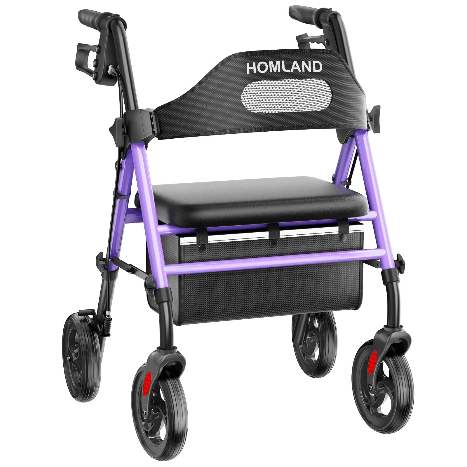 R2 Foldable Rollator Walkers with Seat for Seniors