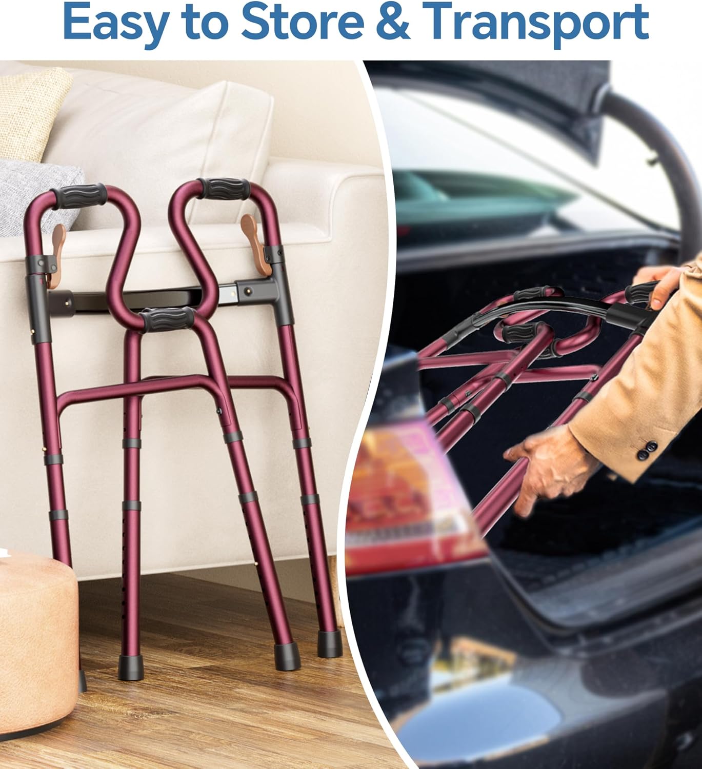 W2 Folding Walkers for Seniors