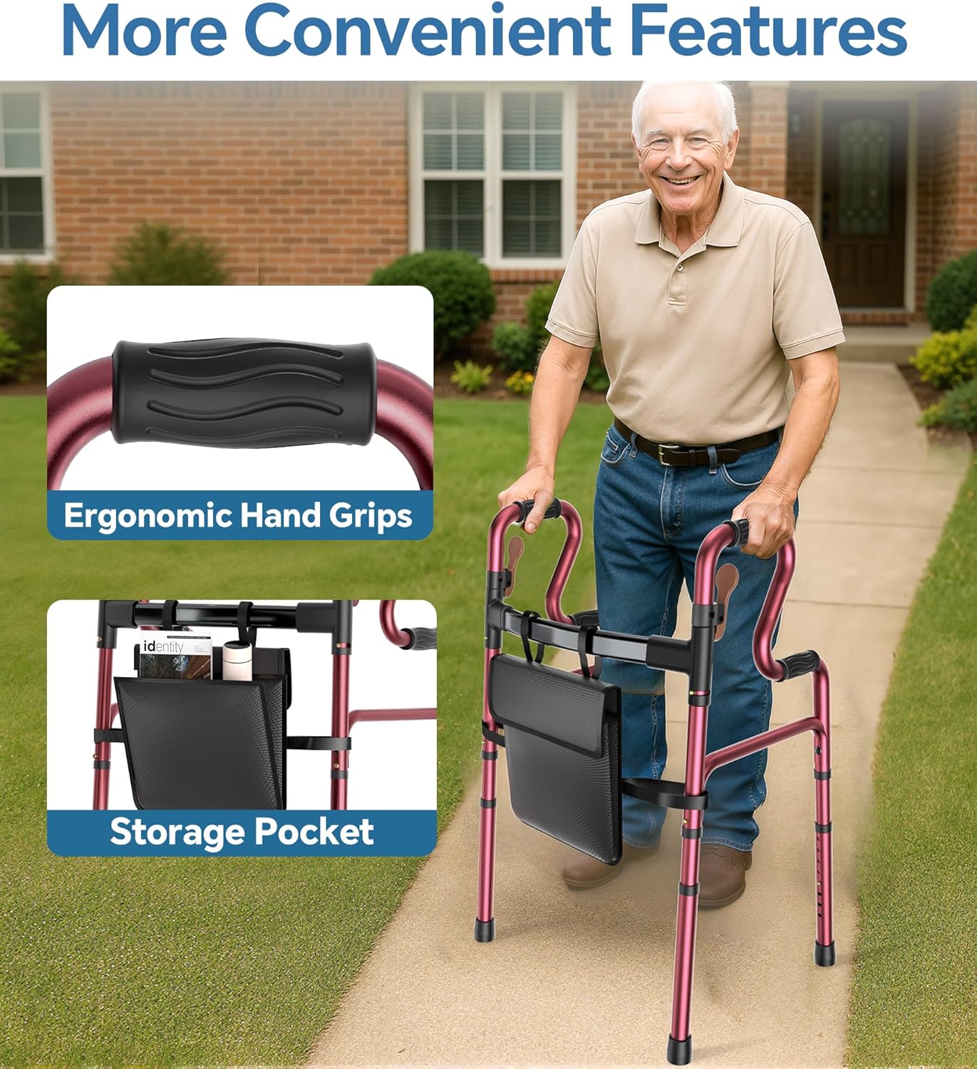 W2 Folding Walkers for Seniors