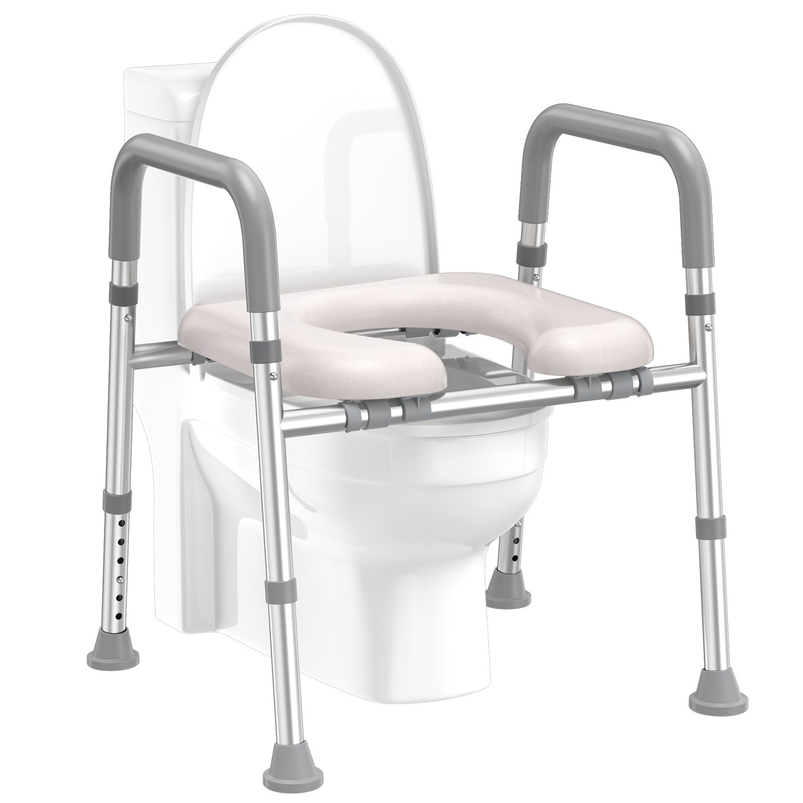 TRB10 Raised Toilet Seat with Handles