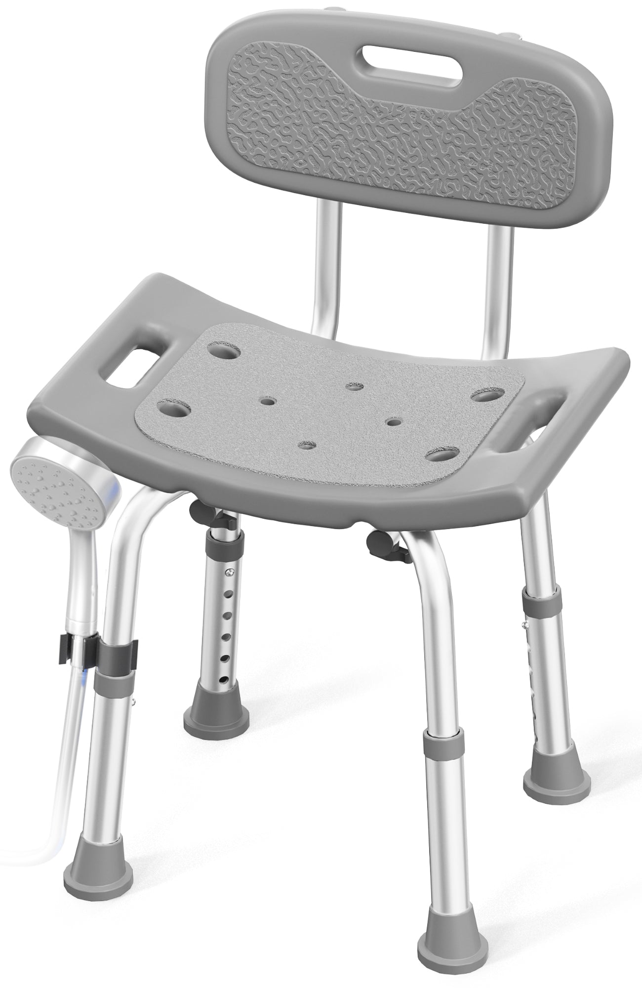 SHC10  Shower Chair for Inside Shower with Removable Back