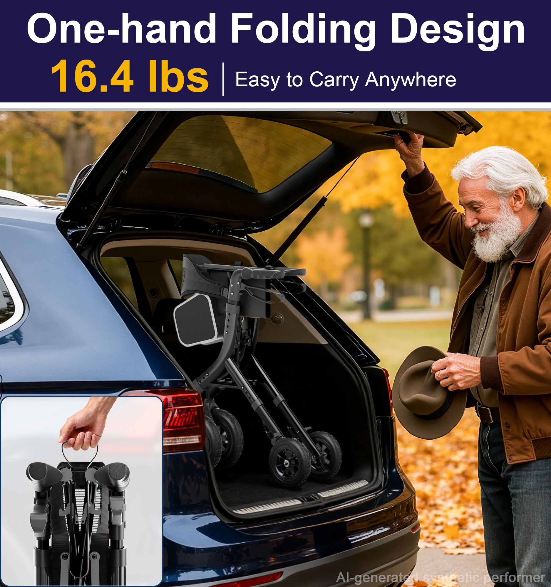 R5S Lightweight Ultimate Rollator