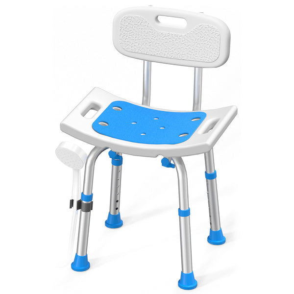 SHC10 Lightweight Shower Chair with Backrest