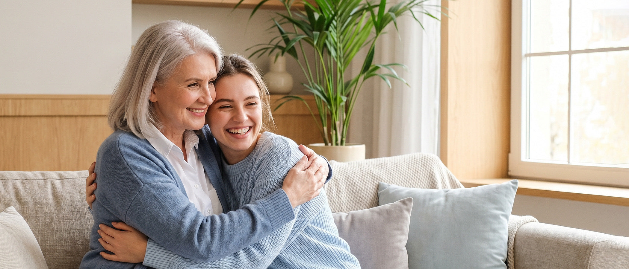 Person using a HOMLAND mobility product at home
