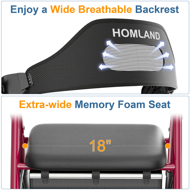 Wider Backrest & Cushion