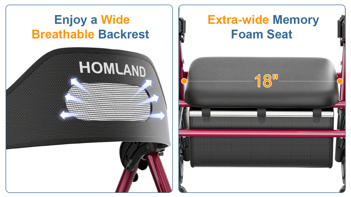 Wider Backrest & Cushion