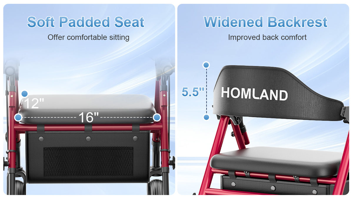 Wider Backrest & Cushion