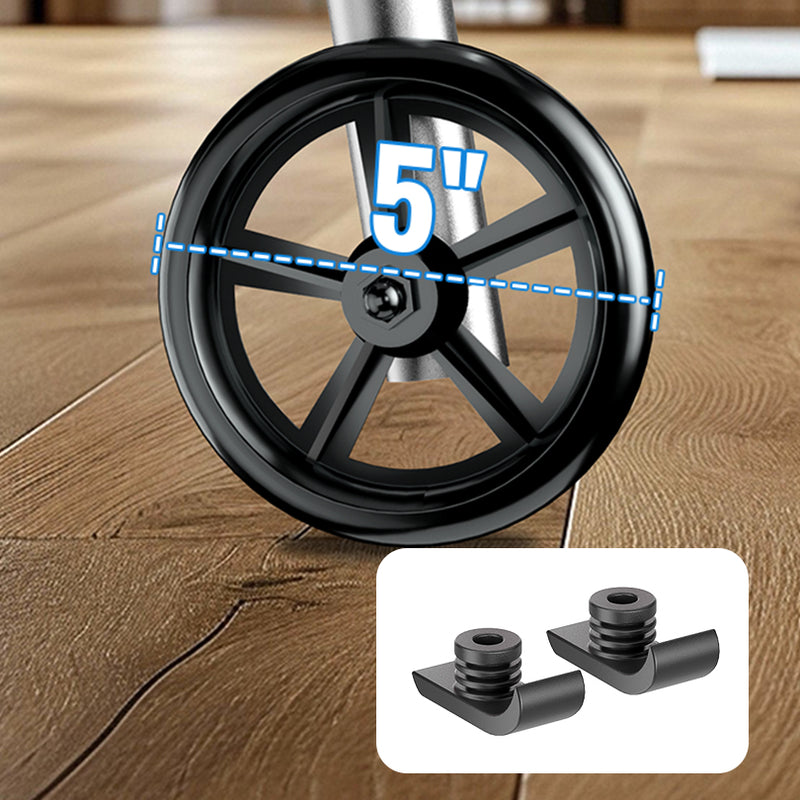 5" Wheels, Two Rear Tip Options