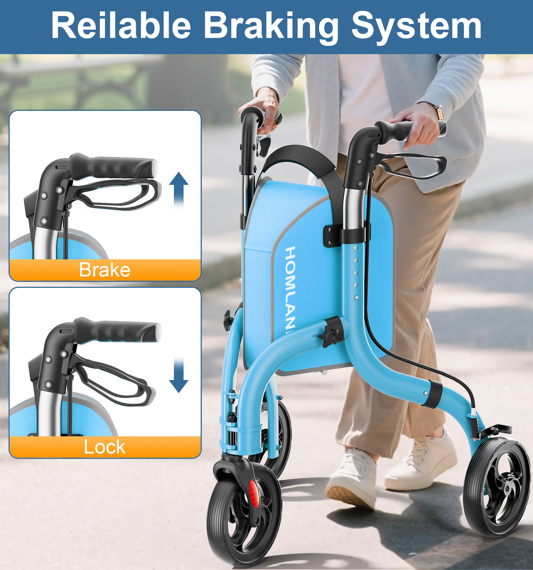 R4 3 Wheel Walkers for Seniors