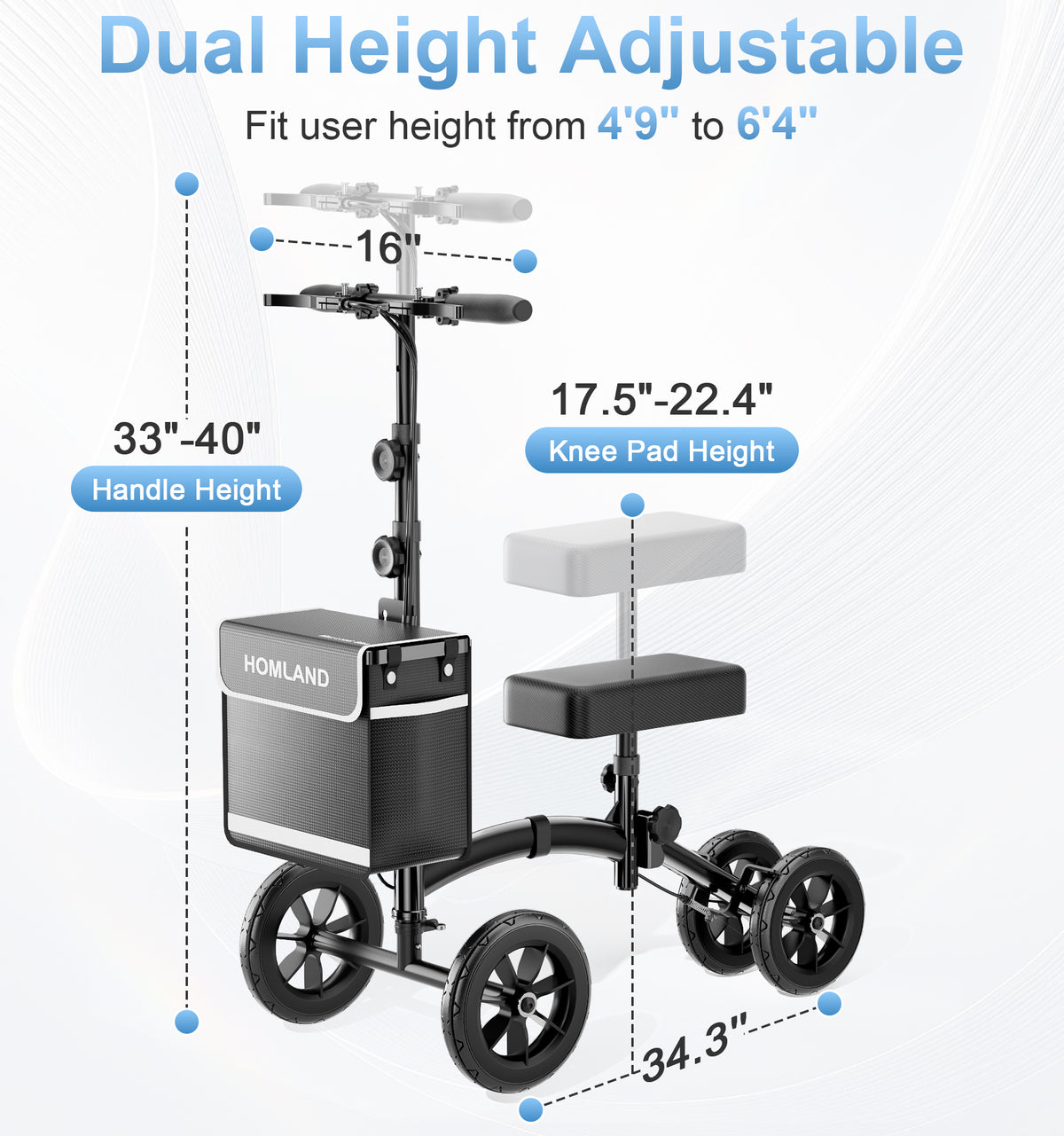 R18 Classic Knee Scooter