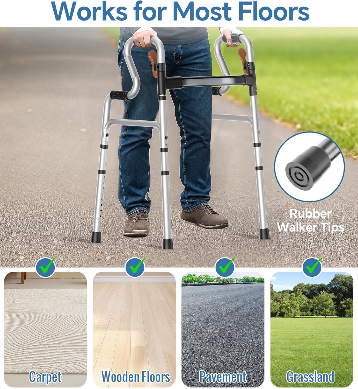 W2  Folding Walkers for Seniors