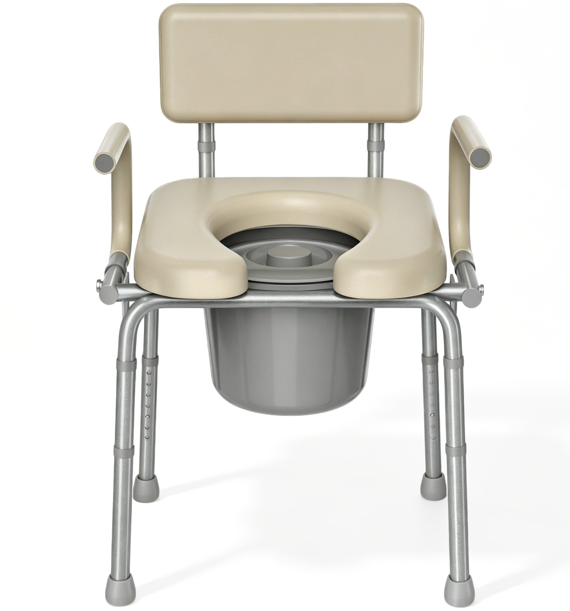 C12  HOMLAND Drop Arm Bedside Commode