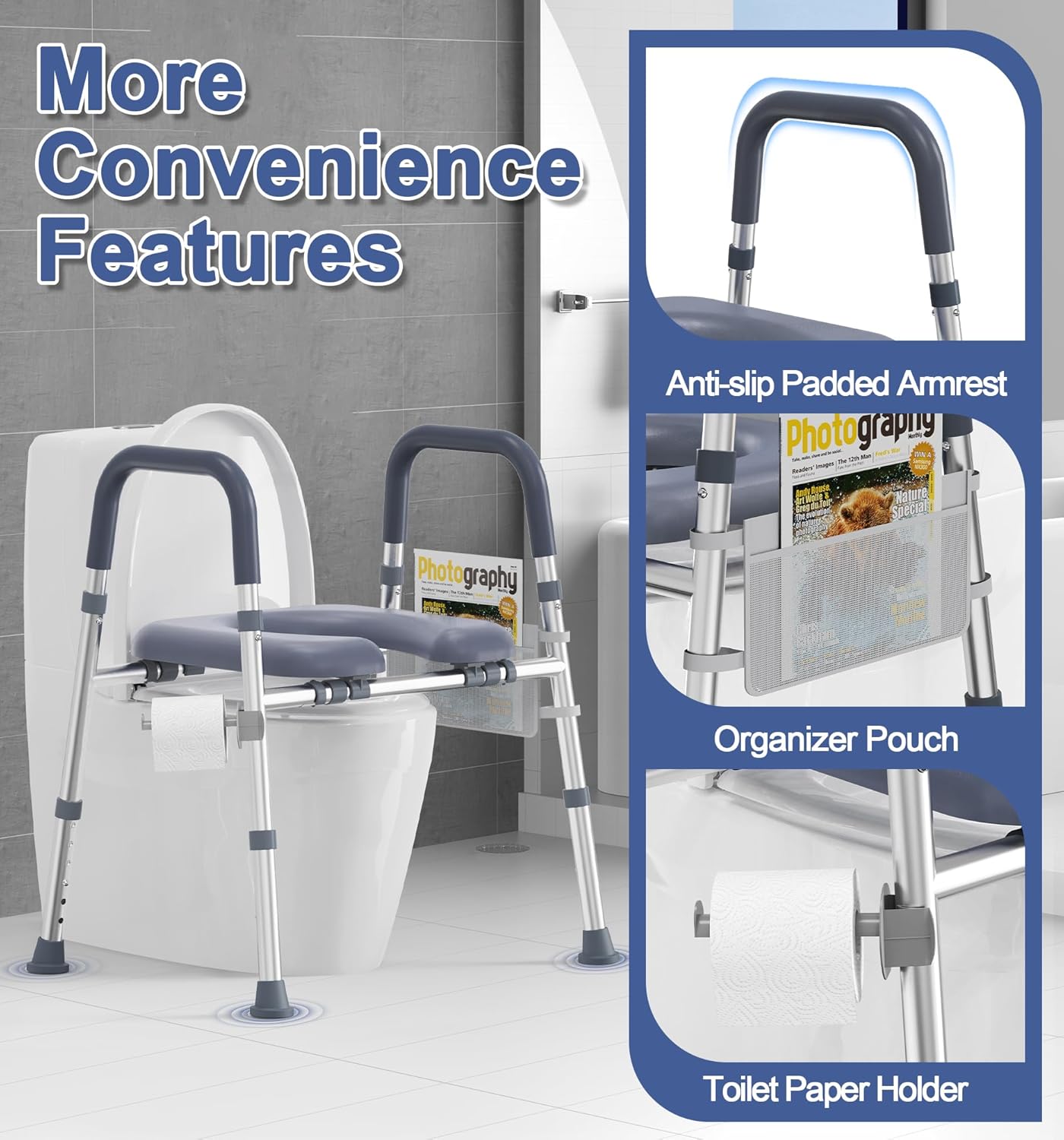 C3  Toilet Seat Risers for Seniors