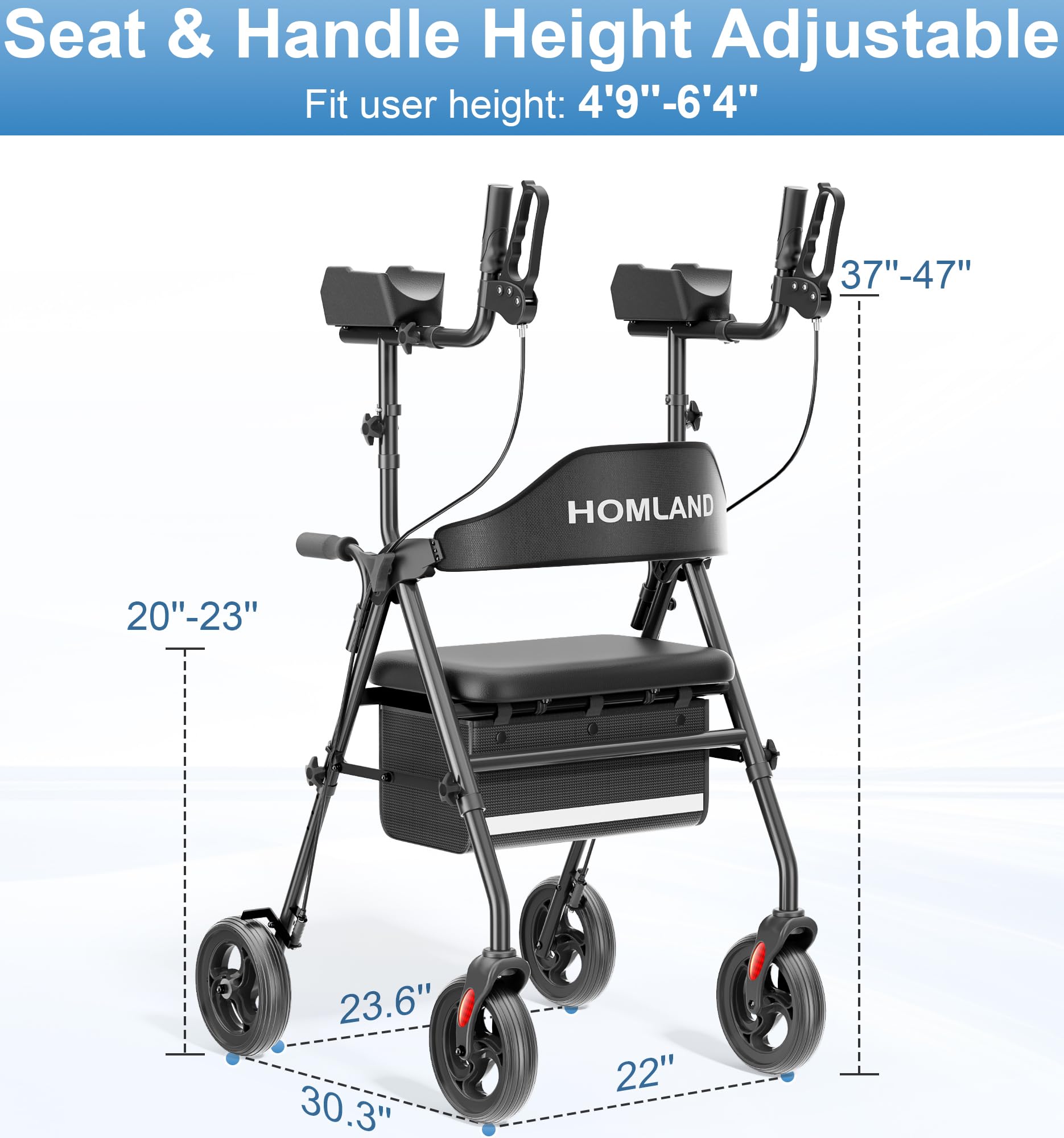R6  Upright Walkers for Seniors