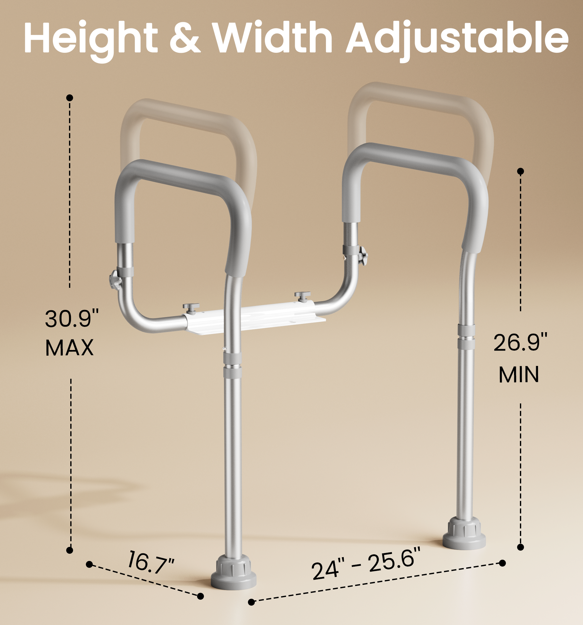 T6  Toilet Safety Rail for Seniors
