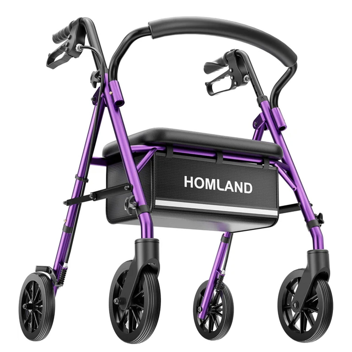 R16 Classic Rollator Walker with Seat #Color_Purple