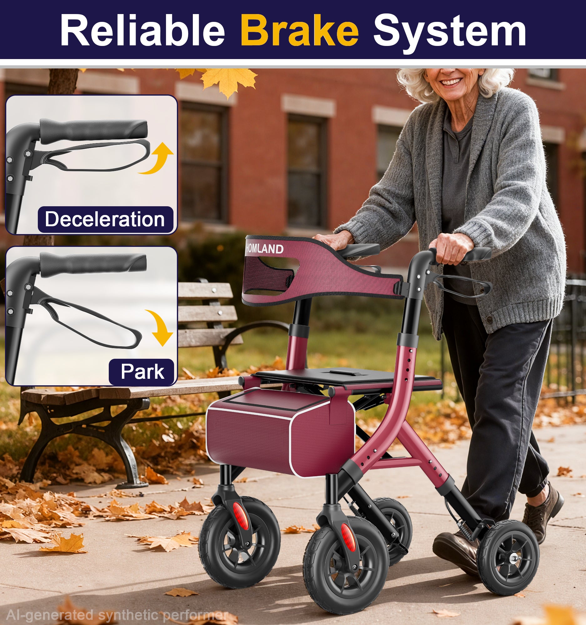 R5S Lightweight Ultimate Rollator