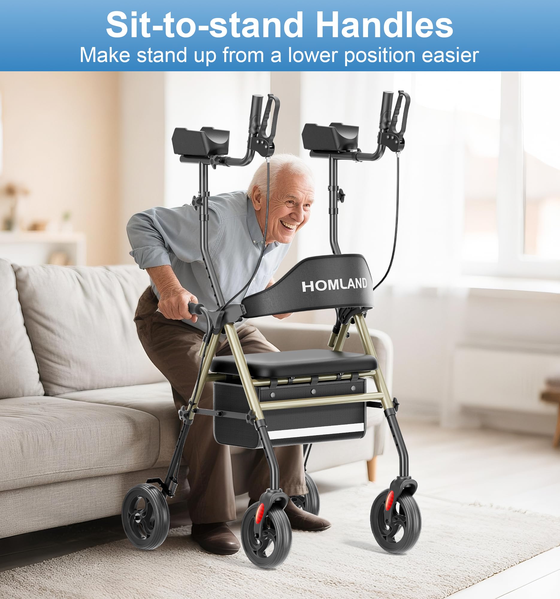 R6  Upright Walkers for Seniors
