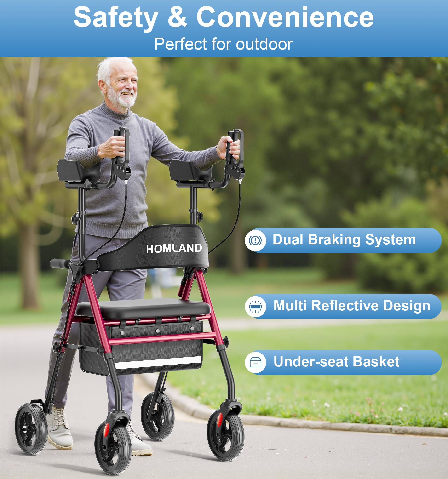 R6  Upright Walkers for Seniors