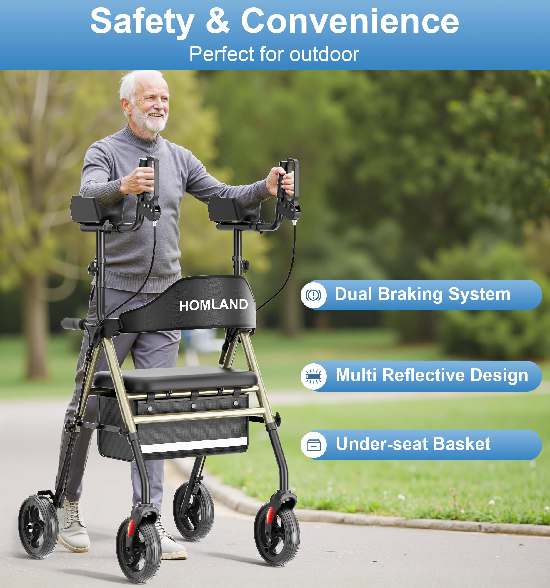 R6  Upright Walkers for Seniors