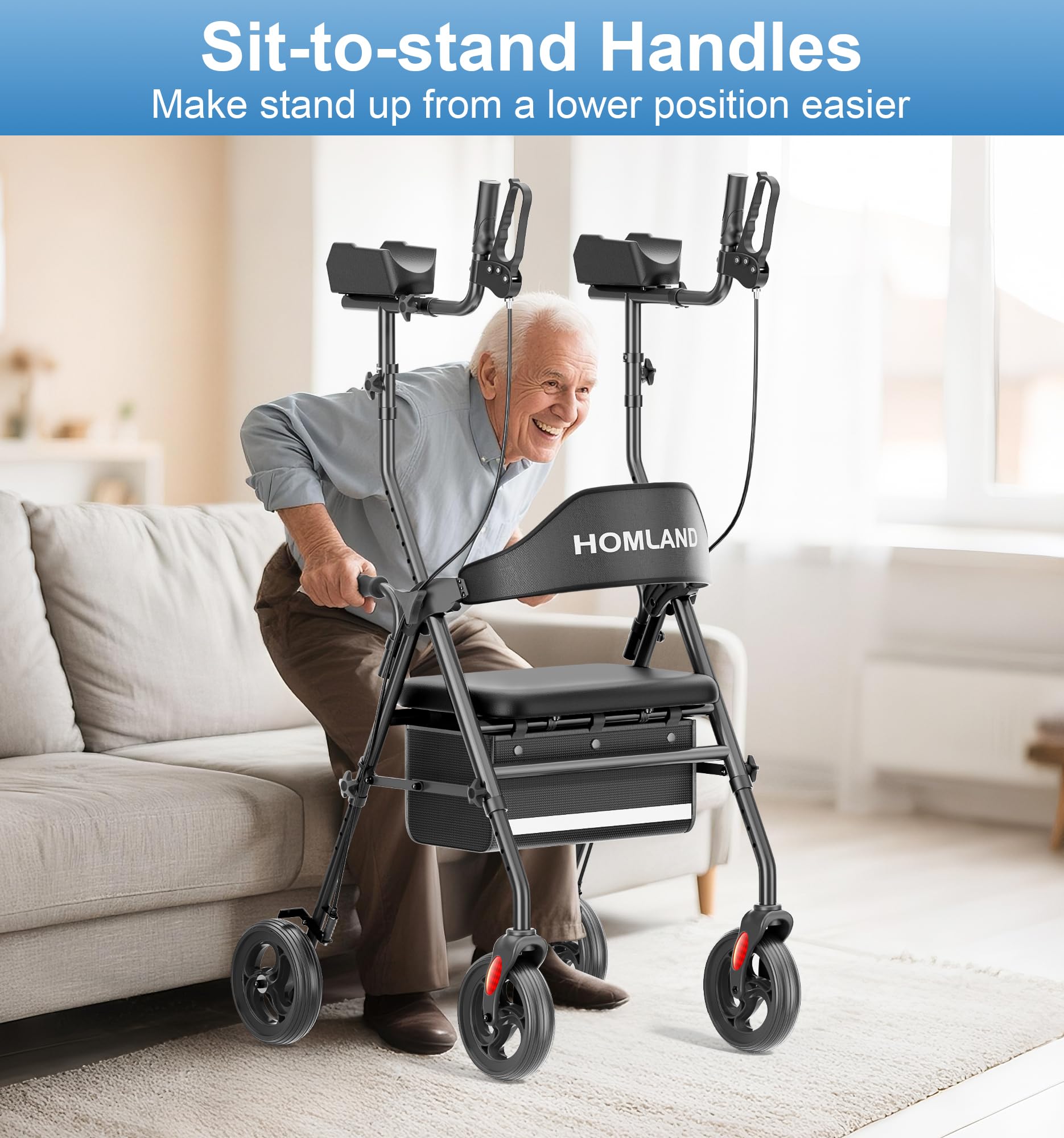 R6  Upright Walkers for Seniors