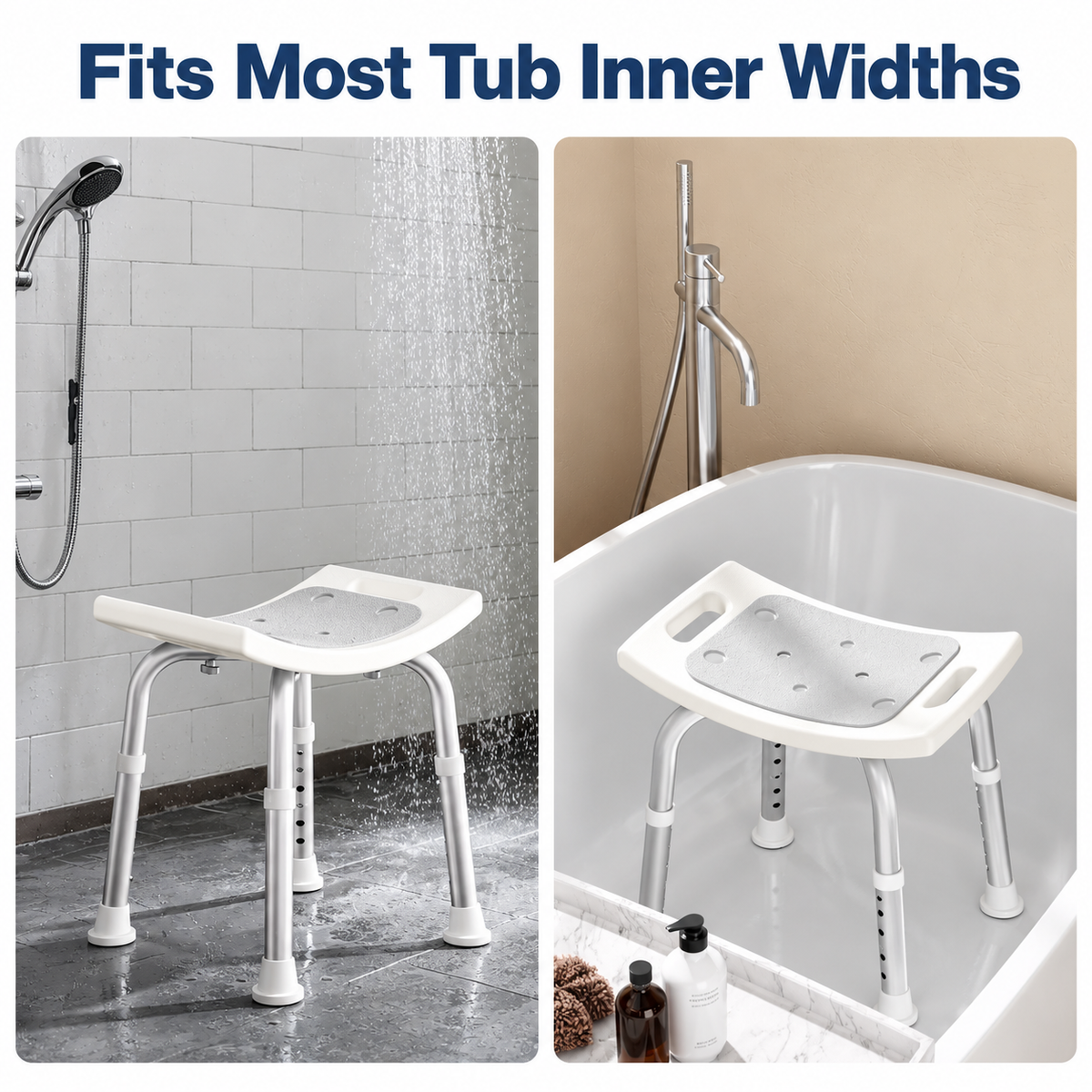 BS1 Lightweight Shower Stool #Color_Gray