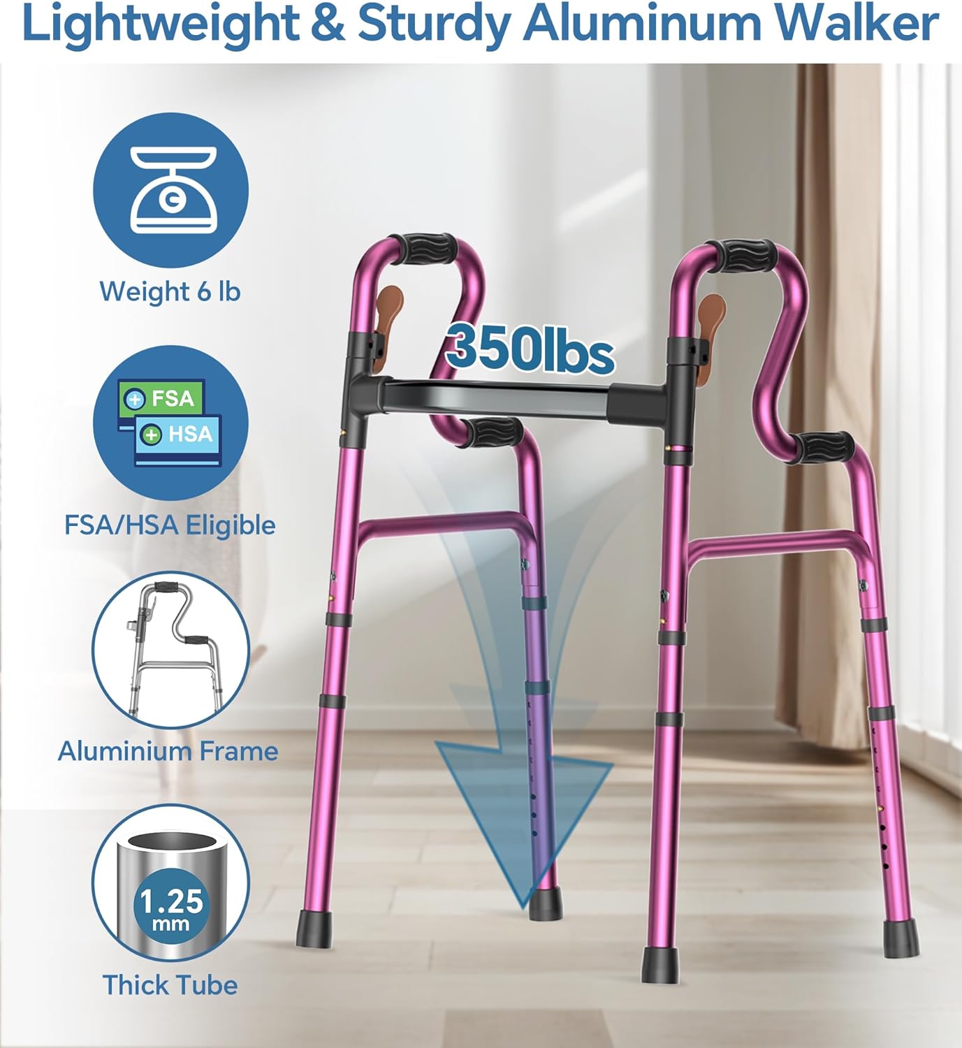 W2  Folding Walkers for Seniors