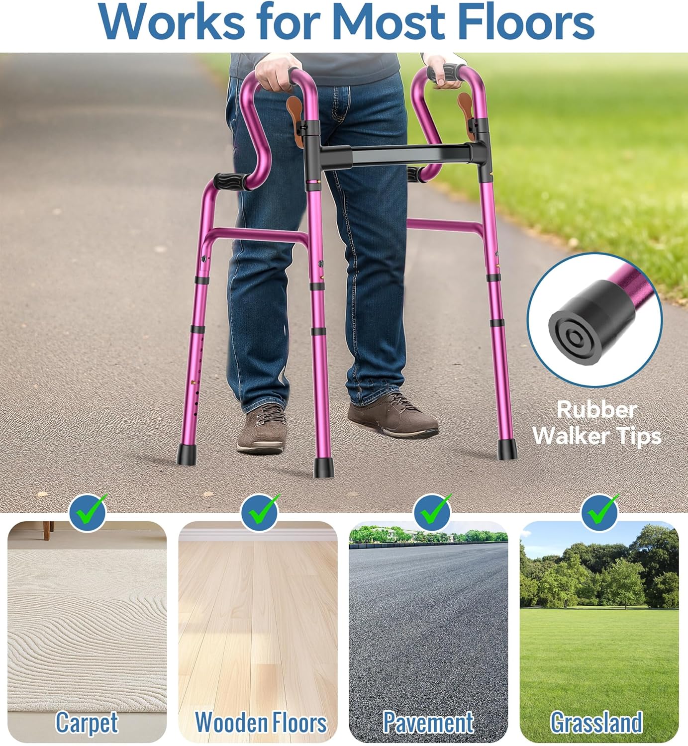 W2  Folding Walkers for Seniors