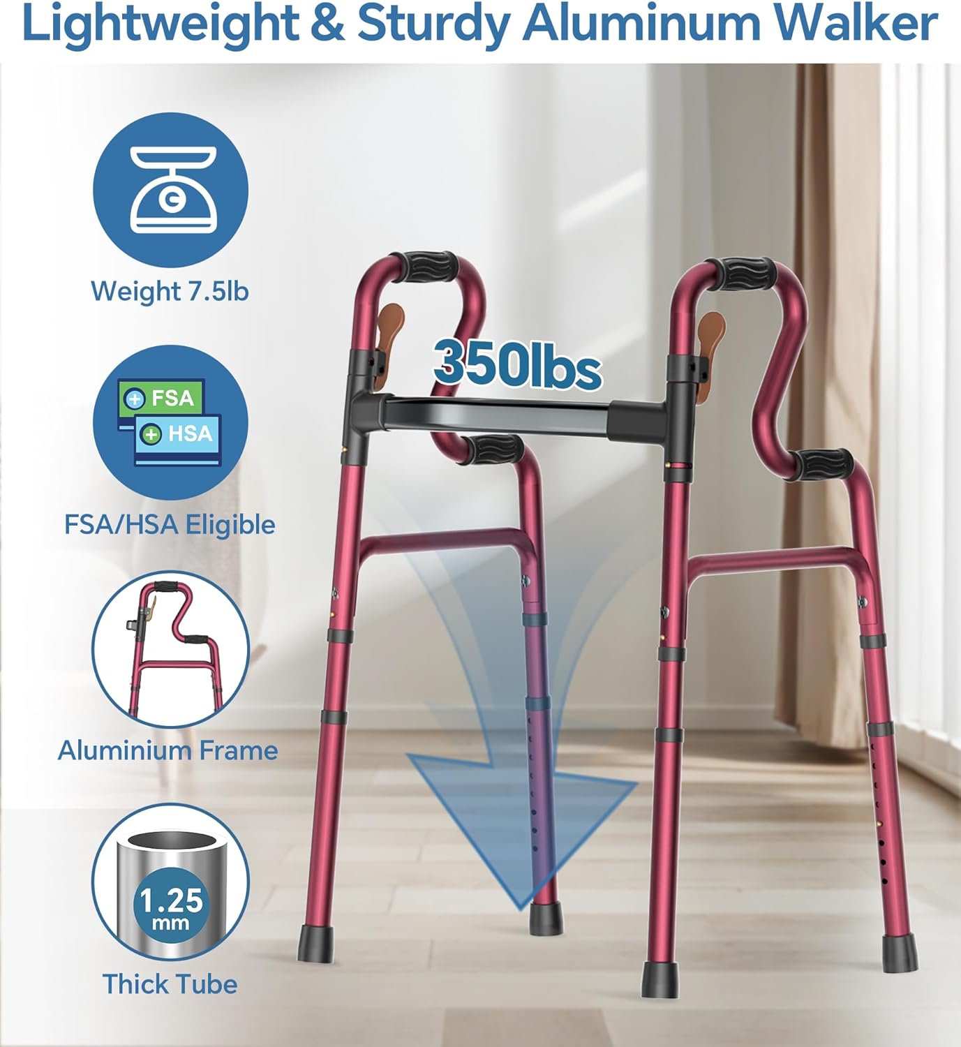W2  Folding Walkers for Seniors