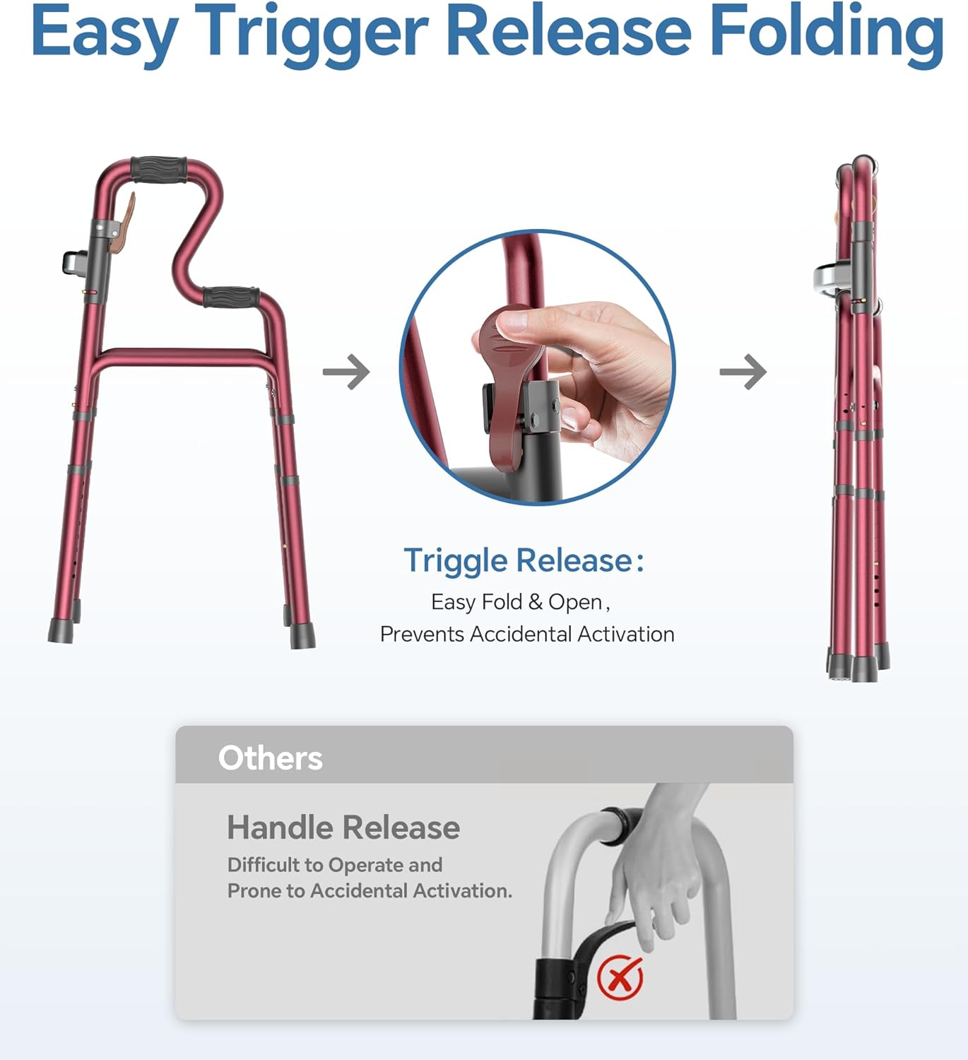 W2  Folding Walkers for Seniors