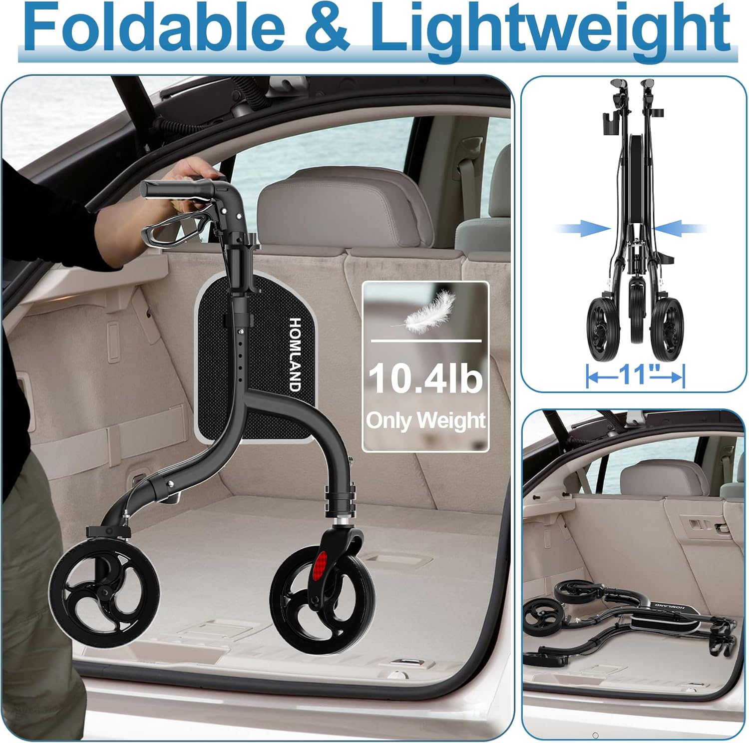 RW310   Three Wheel Walkers for Seniors