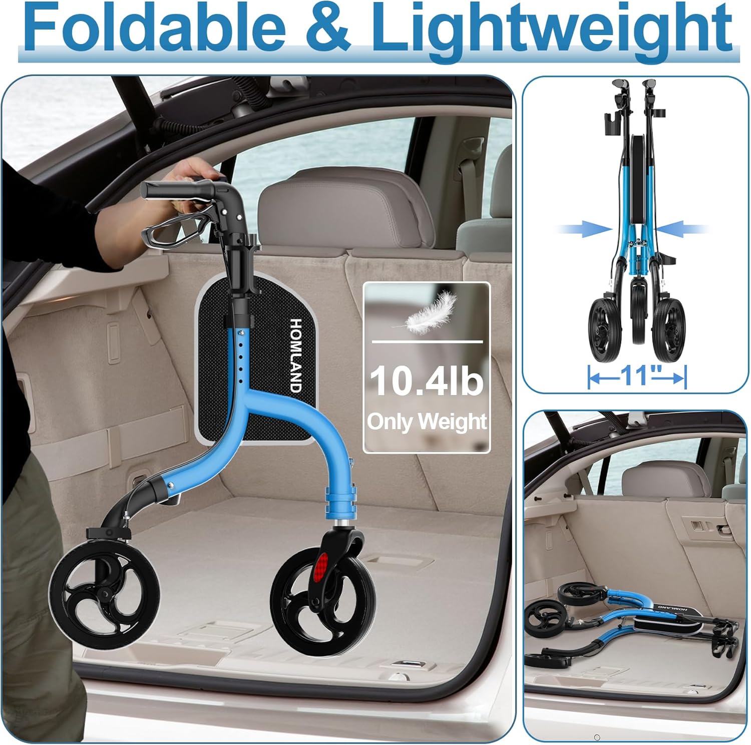 RW310   Three Wheel Walkers for Seniors