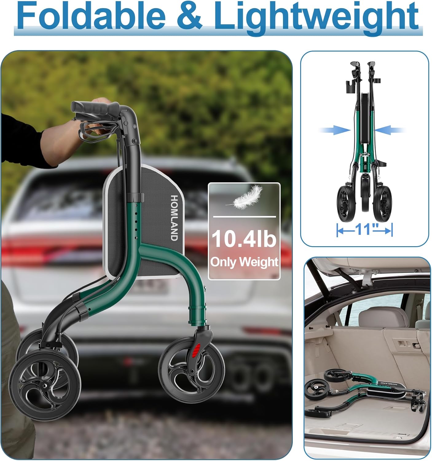 RW310   Three Wheel Walkers for Seniors