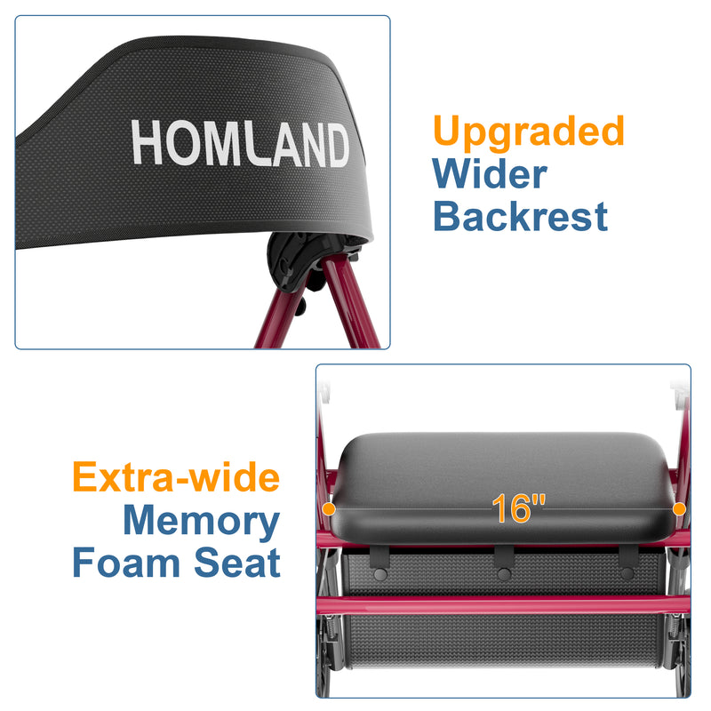 Wider Backrest & Cushion