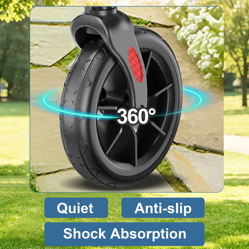 8" Rubber Wheels