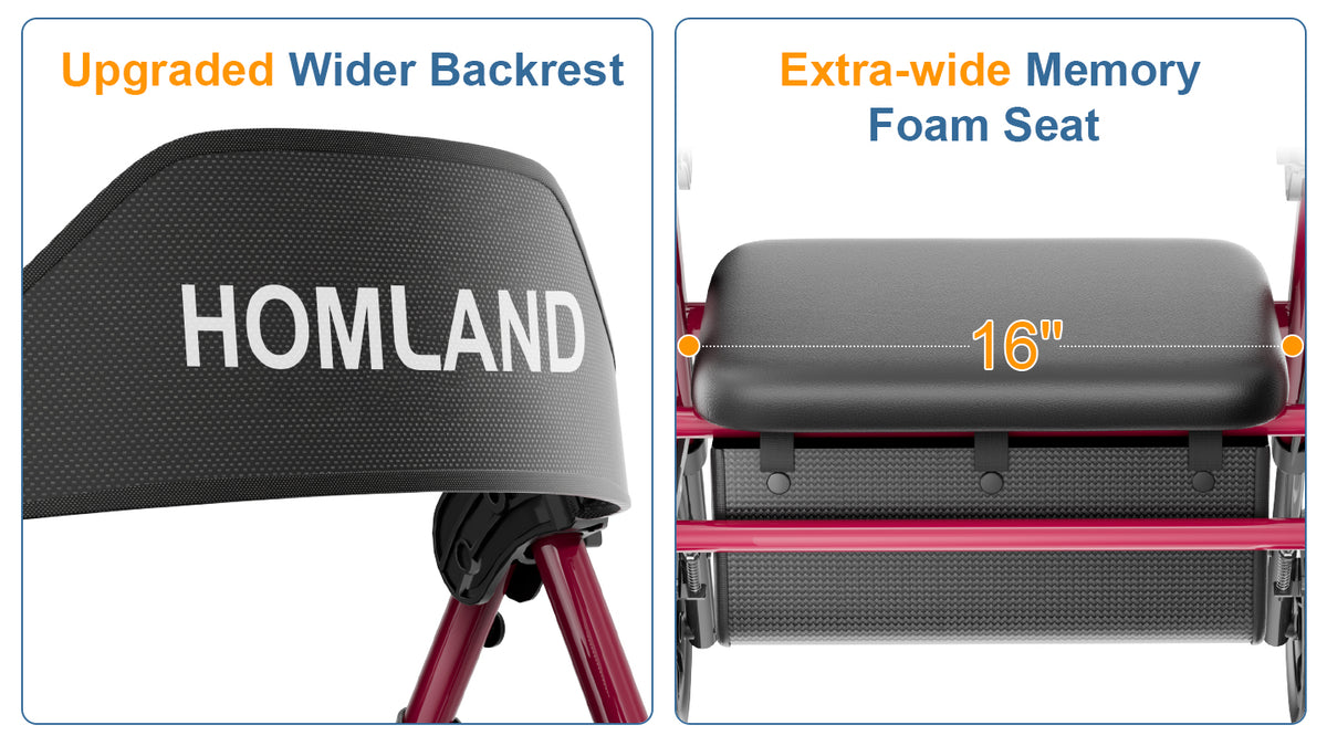Wider Backrest & Cushion