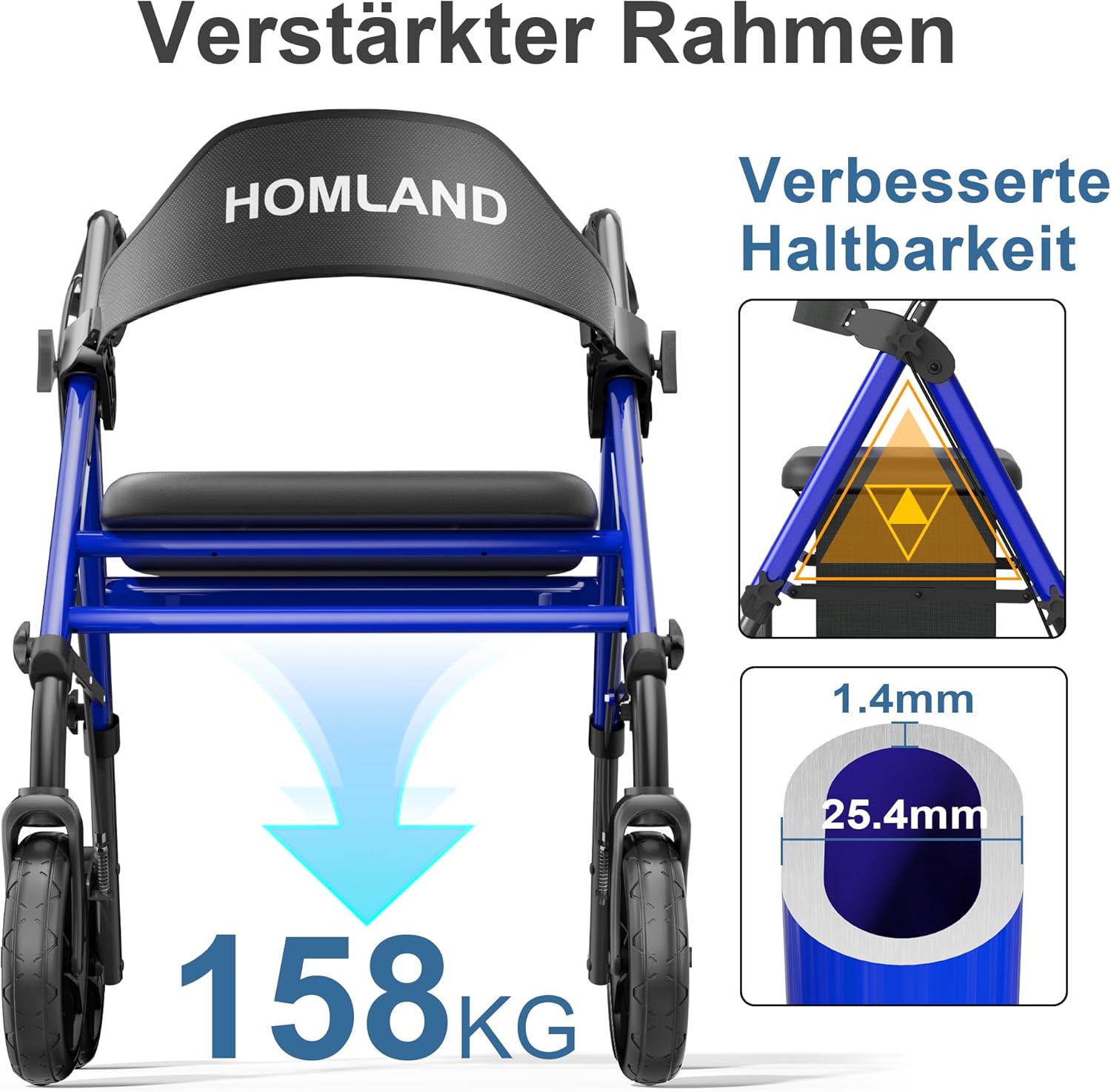 RW410  Walkers for Seniors with Seat