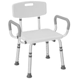 SHC20  Shower Chair for Inside Shower with Arms and Back