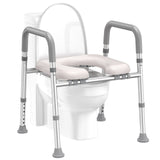 TRB10  Raised Toilet Seat with Handles